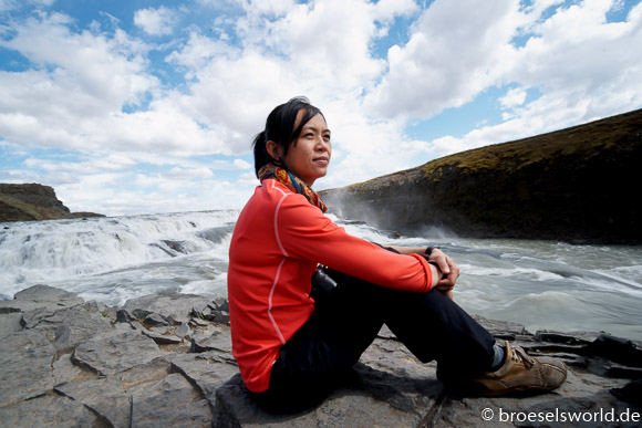 Am Gullfoss, Island