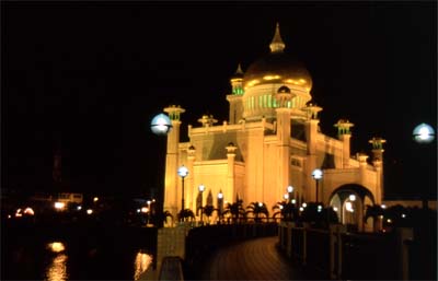 Moschee bei Nacht