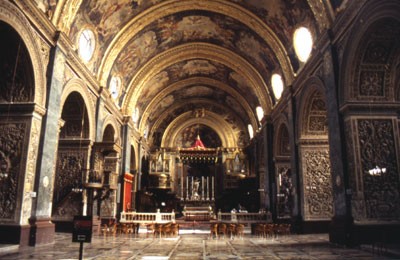 In a church of Valletta