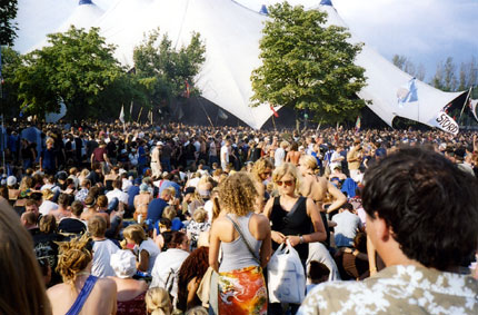 Die Arena Stage - etwas überfüllt...