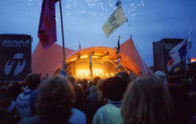 Orange Stage - the largest stage for app. 100.000 people...